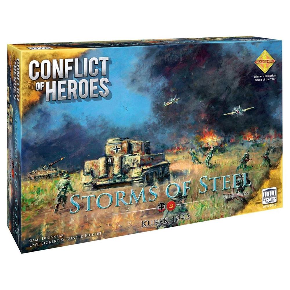 Asmodee Juego de mesa conflict of heroes storms of steel 3ª edicion edad recomendada 14 años idioma ingles
