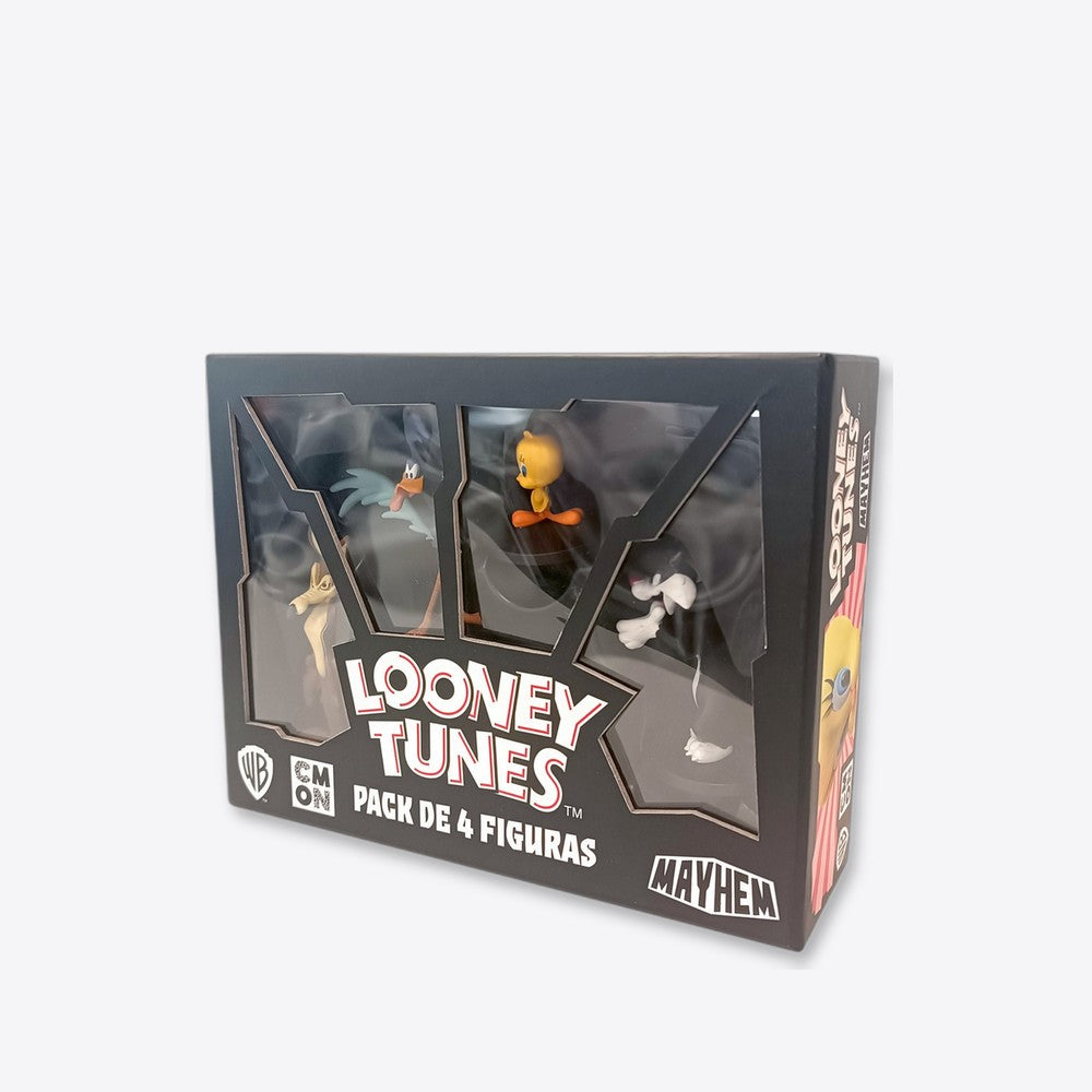 Asmodee Juego de mesa looney tunes mayhem pack de 4 figuras pegi 10 (imagen 4 de 6)