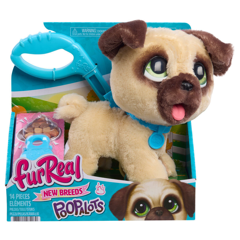 Just Play Peluche interactivo Pug Walk-a-Lots FurReal