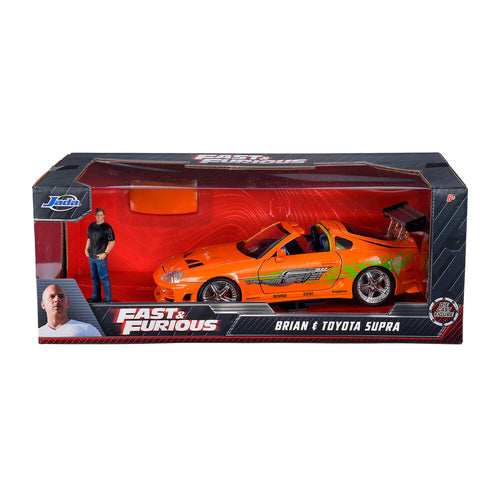 Jada Toys Blister figura Brian + Coche Toyota Supra Fast & Furious (imagen 2 de 6)