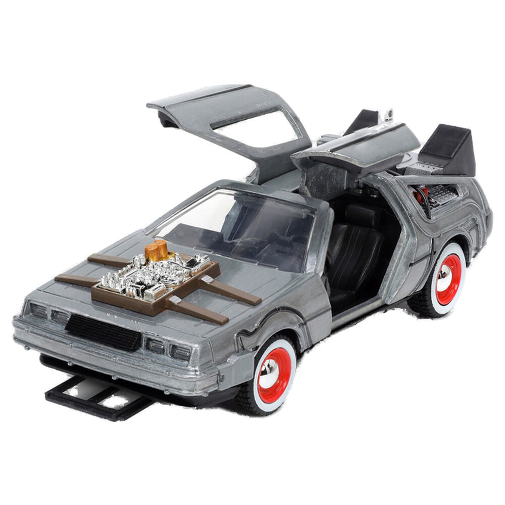 Regreso al Futuro Réplica DeLorean Time Machine Parte III Jada Toys