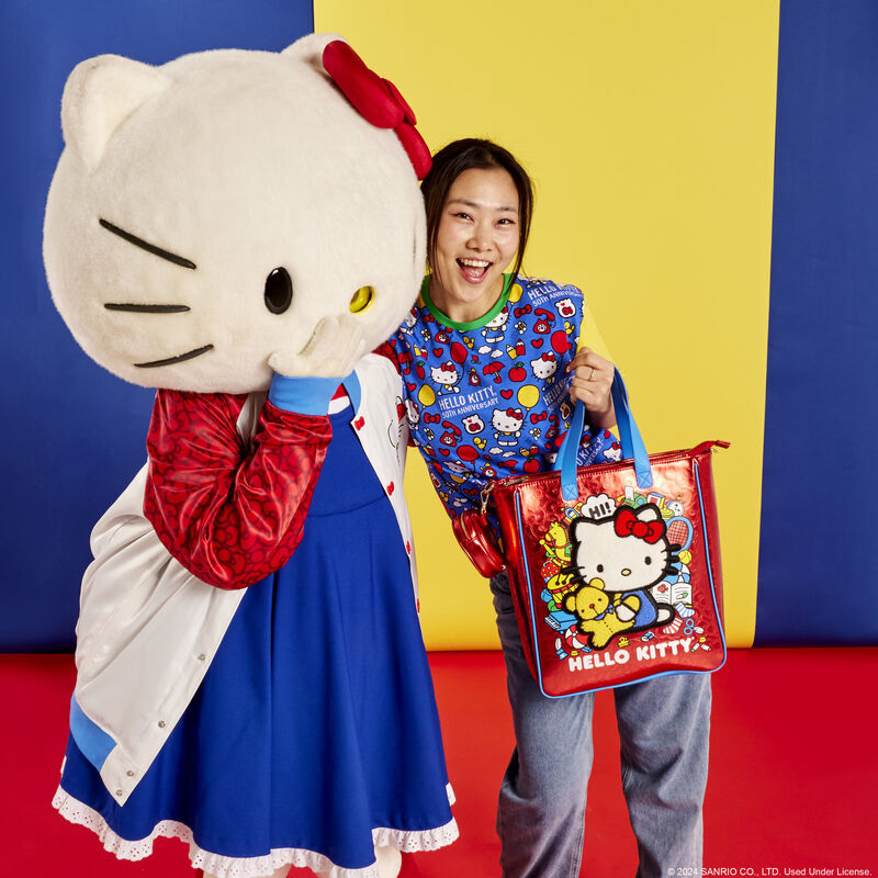 Bolso + monedero 50th Anniversary Hello Kitty Loungefly (imagen 6 de 10)
