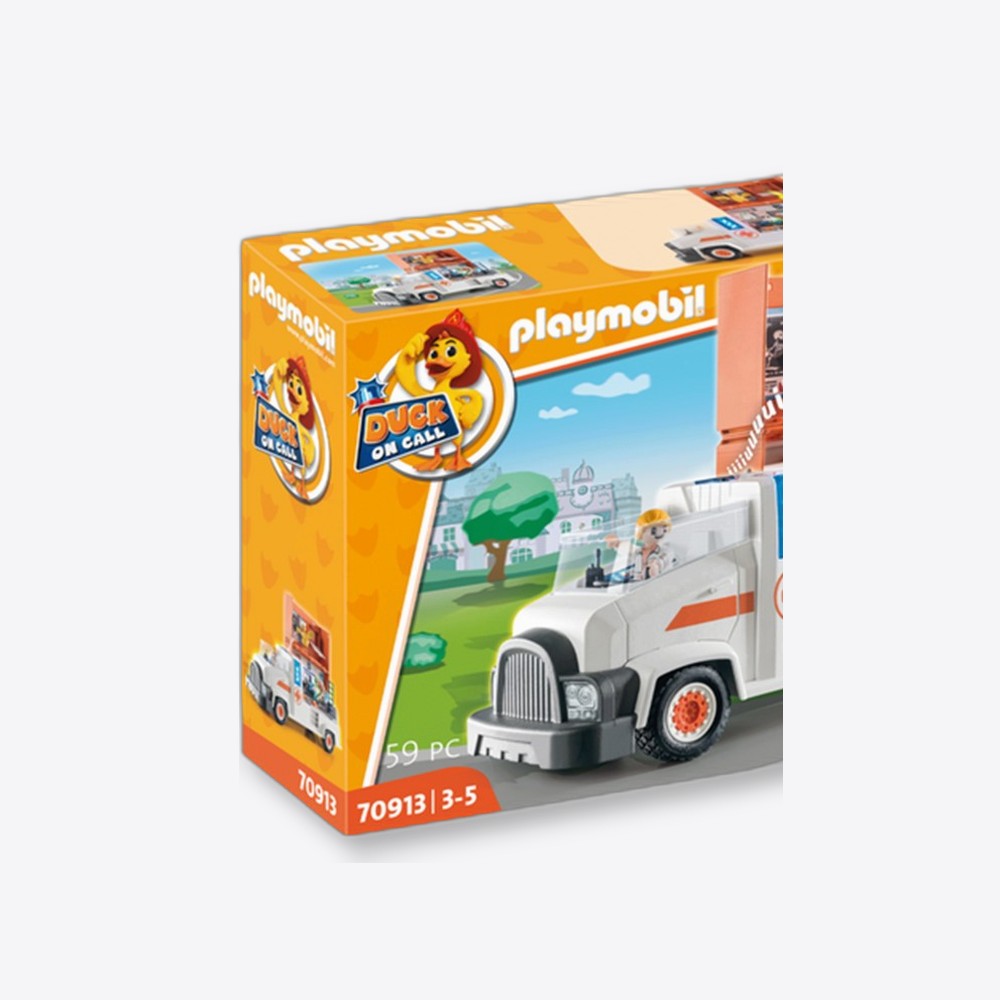 Playmobil duck on call camion ambulancia (imagen 3 de 6)