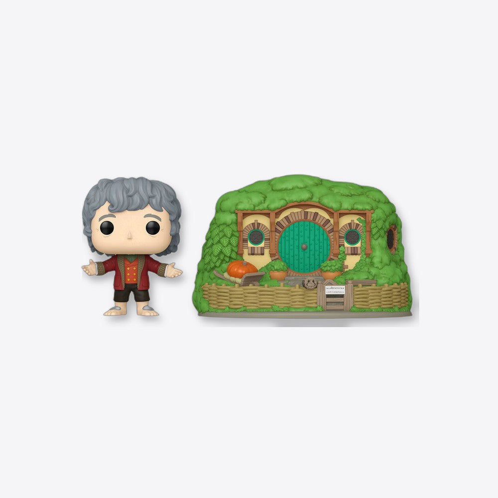 Funko Figura POP Town El Señor de los Anillos Bilbo Baggins with Bag-End (imagen 3 de 6)
