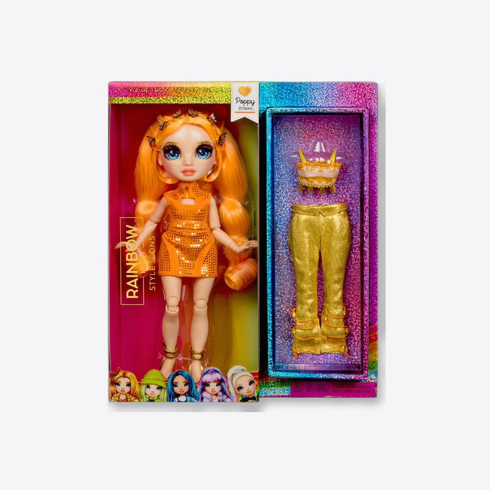 Mga Muñeca Poppy Style Icons Fashion Dolls Rainbow High (imagen 2 de 6)
