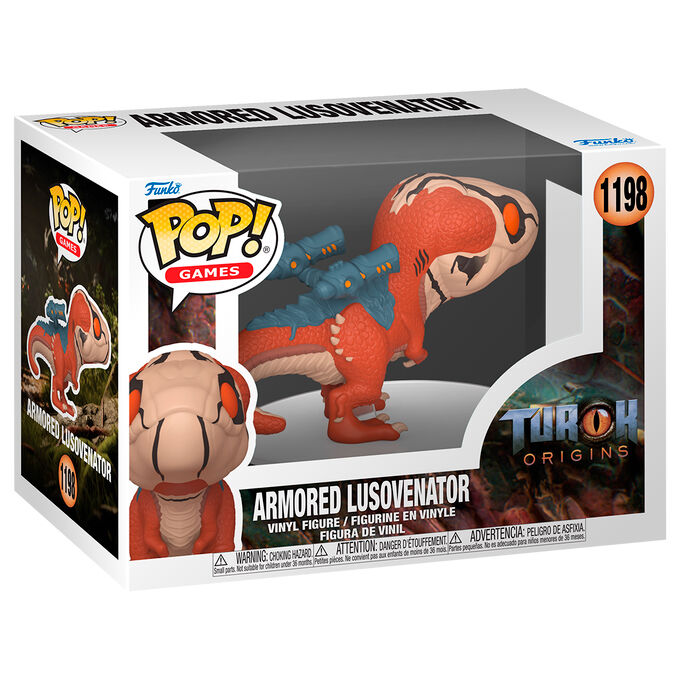 Turok Figura POP Armored Lusovenator