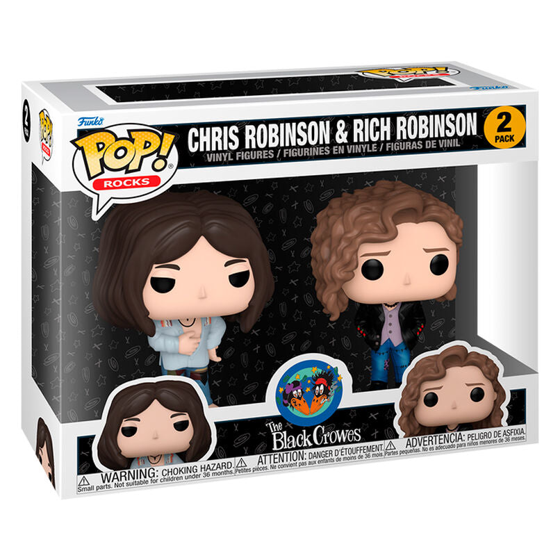 Funko Blister 2 figuras POP The Black Crowes Chris Robinson & Rich Robinson