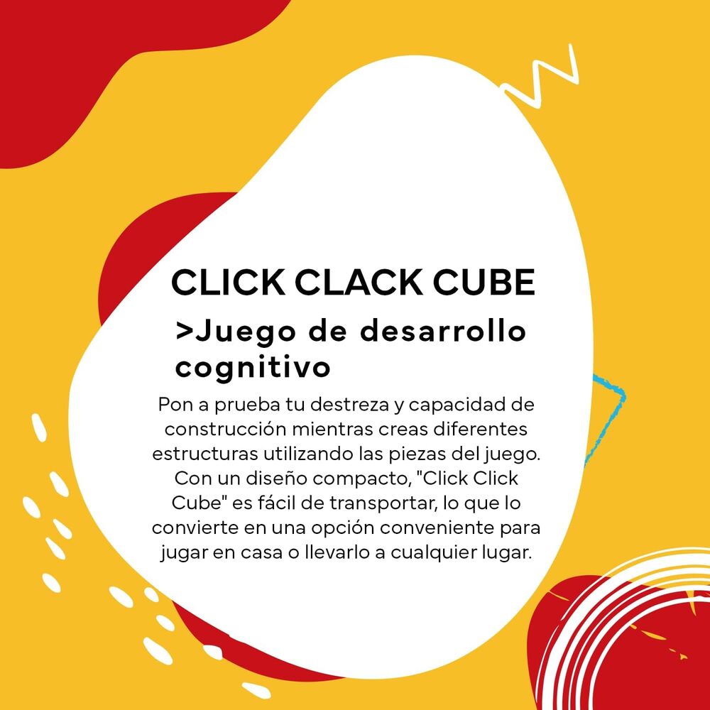 Juego de Habilidad Click Clack Cube Cayro Rompecabezas
