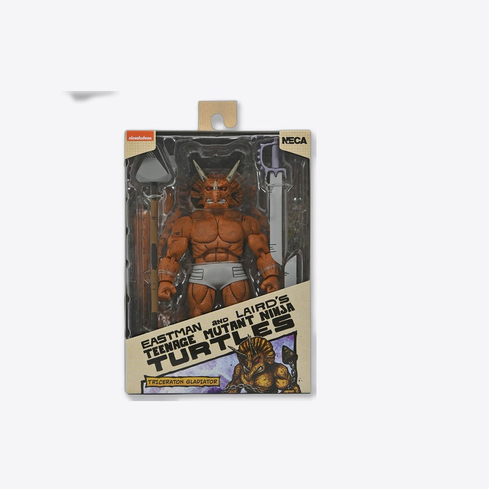 Figura neca teenage mutant ninja turtles mirage comics triceraton gladiator scale action 18cm (imagen 6 de 6)