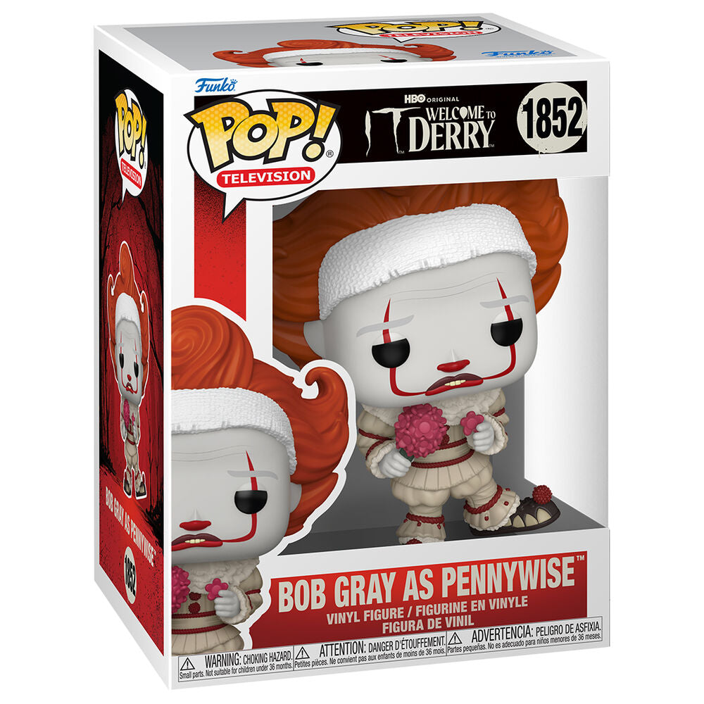 IT Bienvenidos a Derry Figura POP Bob Gray as Pennywise Terror