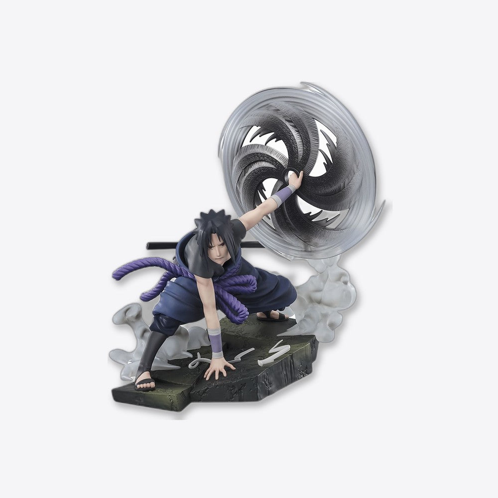 Figura tamashii nations figuarts zero extra battle naruto sasuke uchiha the light & dark of the mangekyo (imagen 2 de 6)