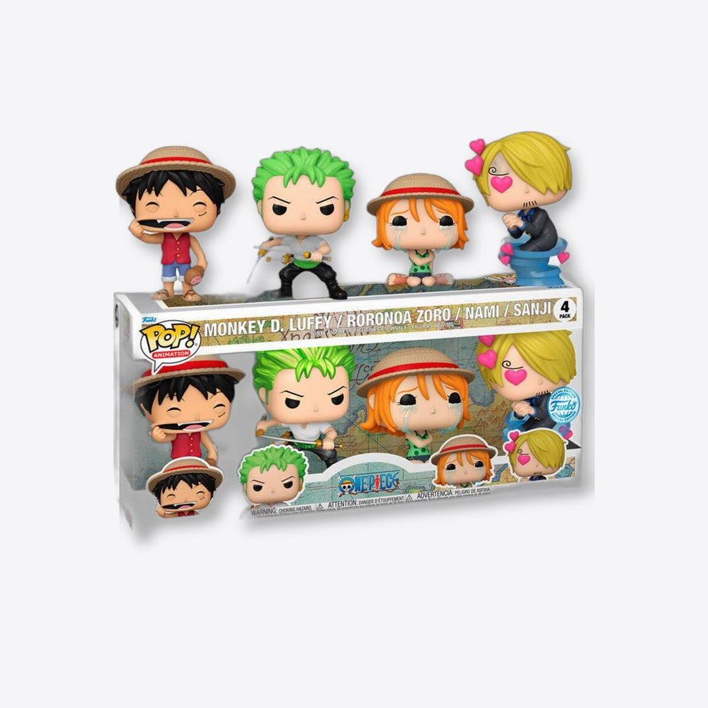 Funko Blister 4 figuras POP One Piece Exclusive (imagen 4 de 6)