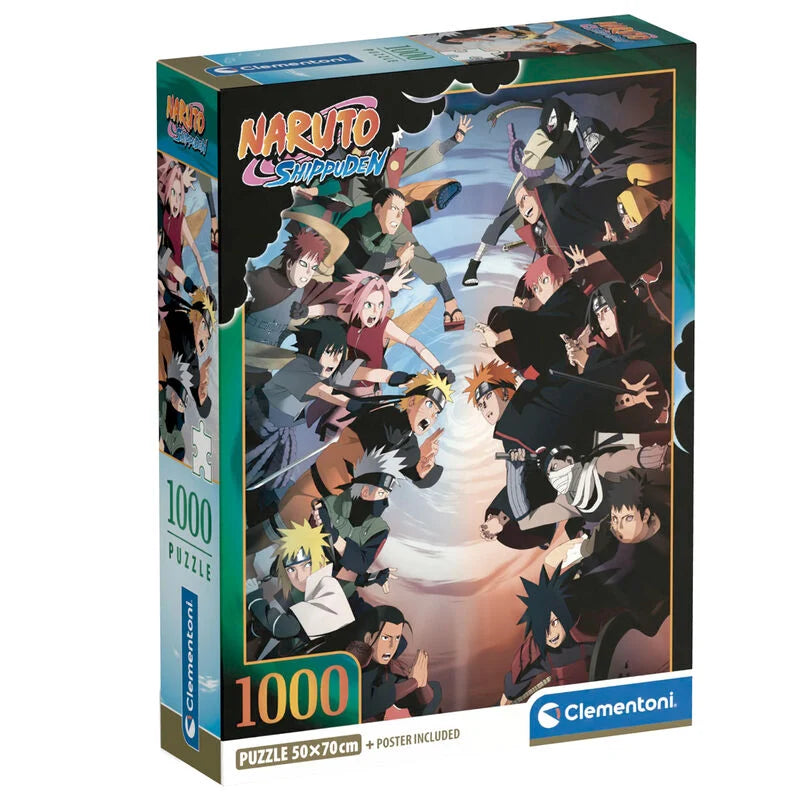 Naruto Shippuden Puzzle Equipo 7 Ninja 1000 Piezas