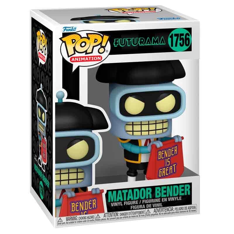 Futurama Figura POP Bender Matador Robot Funko Animación