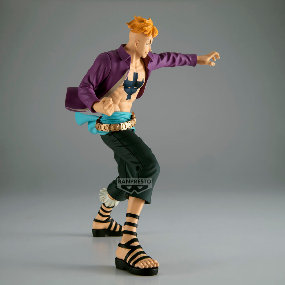 Figura Marco El Fenix Battle Record One Piece Banpresto 14cm
