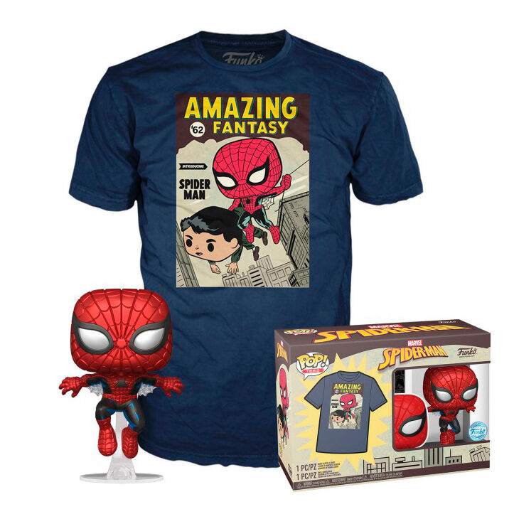 Funko Set figura POP & Tee Marvel Spiderman Comic Cover