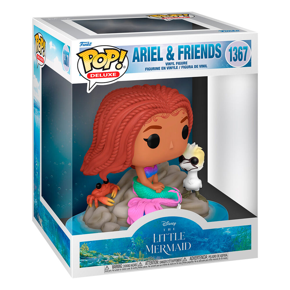 Funko Figura POP Deluxe Disney La Sirenita Ariel & Friends (imagen 2 de 3)