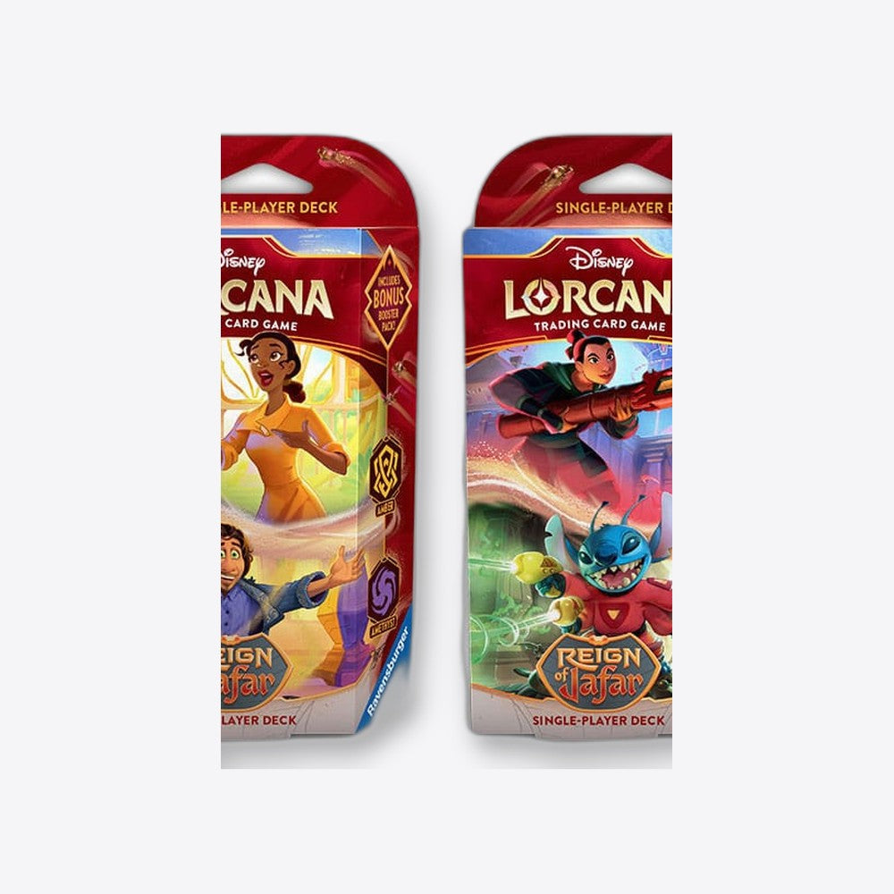 Ravensburger Lorcana tcg -  mazos de inicio disney reinado de jafar 8 unidades inglés (imagen 5 de 6)