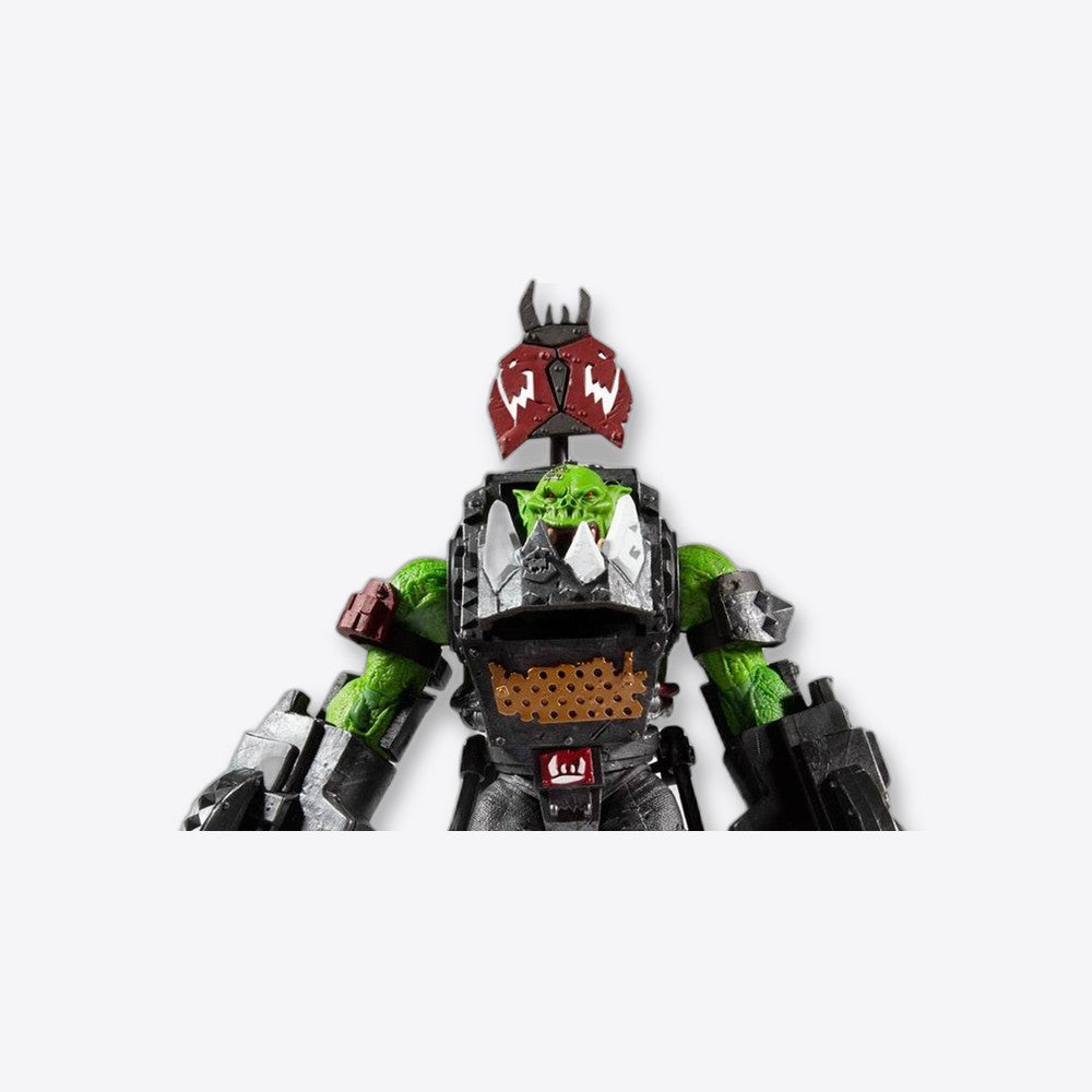 Figura mcfarlane toys warhammer 40k ork meganob con sierra circular (imagen 3 de 6)