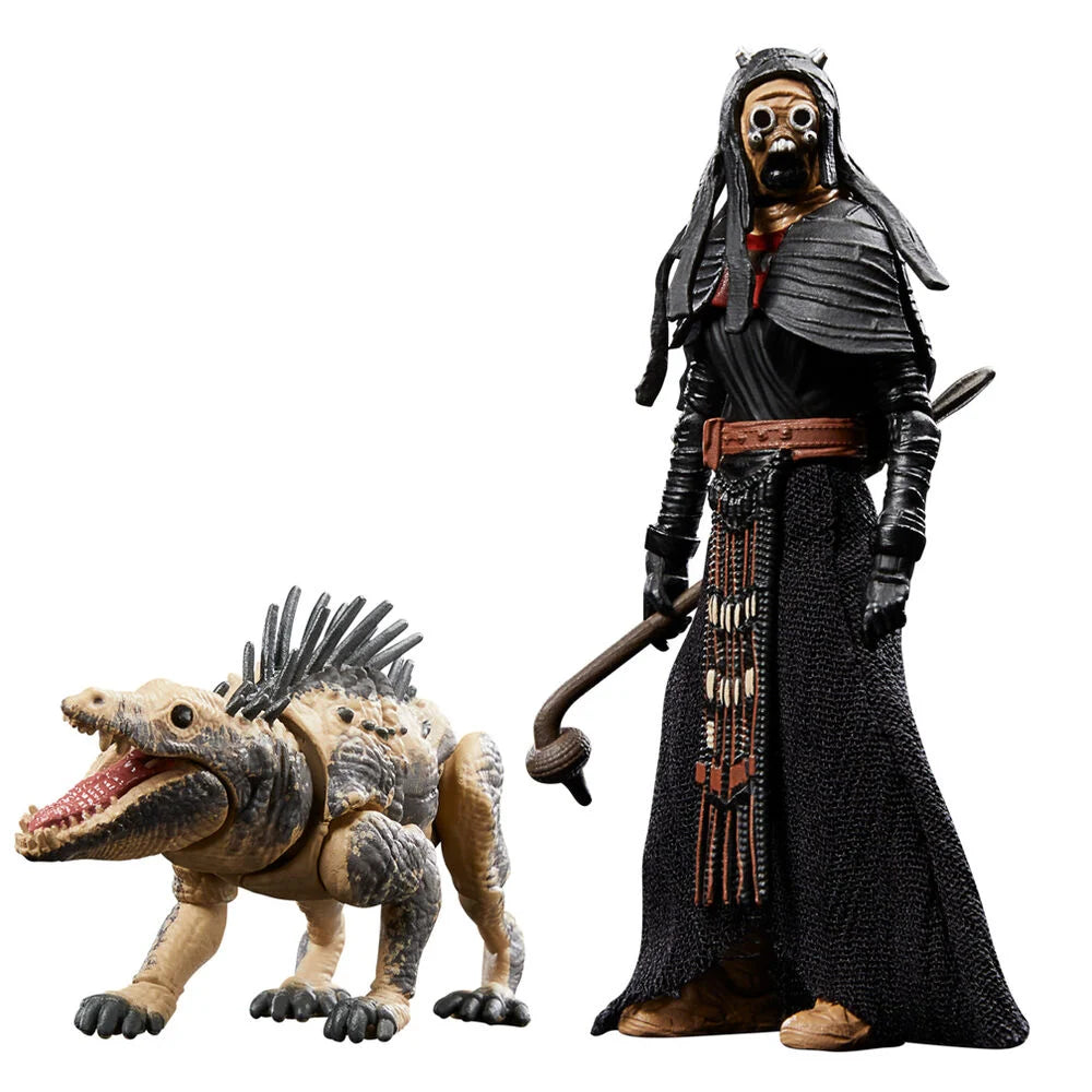 Hasbro Figuras Tusken Warrior & Massiff El Libro de Boba Fett Star Wars 9,5cm