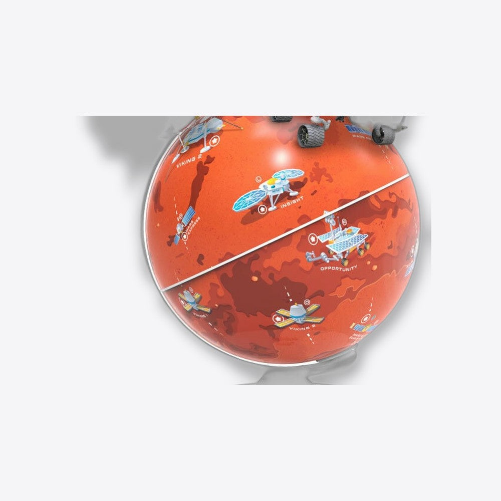 Playshifu Globo terraqueo interactivo Planeta Marte ingles (imagen 5 de 6)