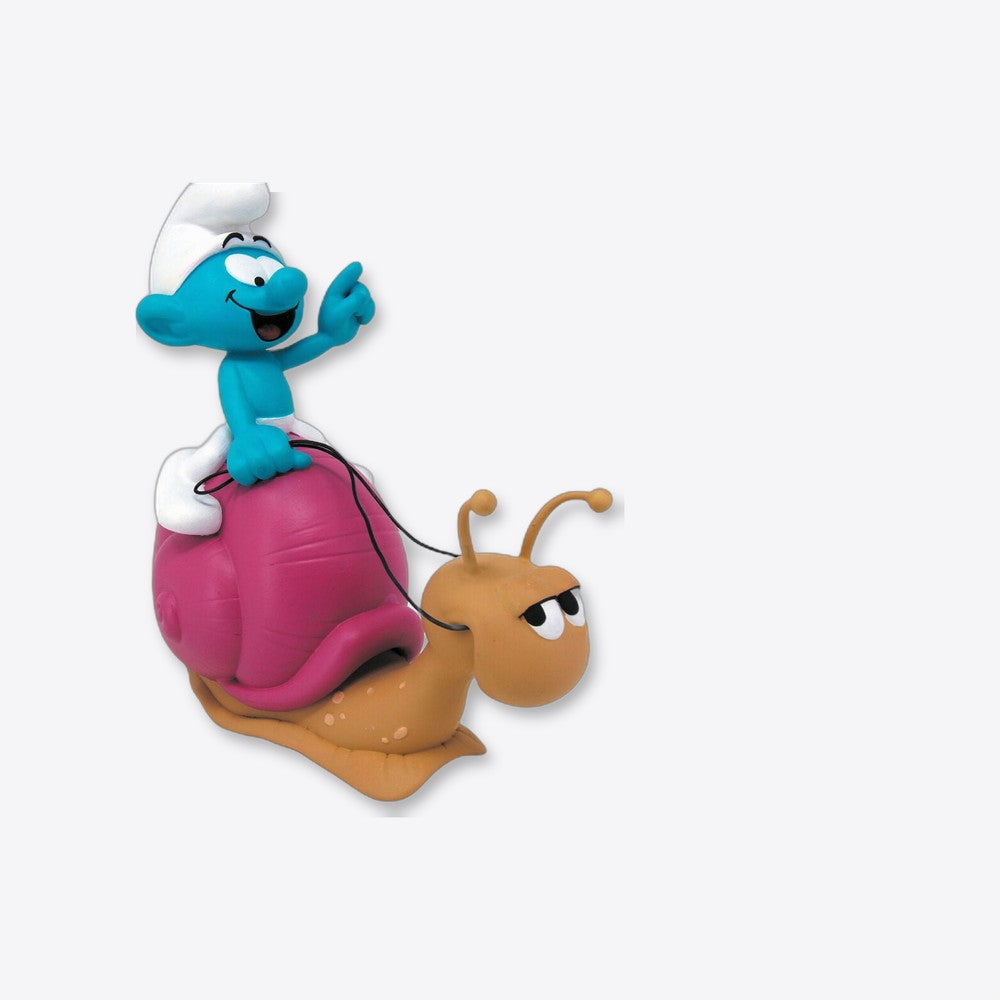 Plastoy Figura hucha Pitufo Caracol Los Pitufos 19cm (imagen 6 de 6)