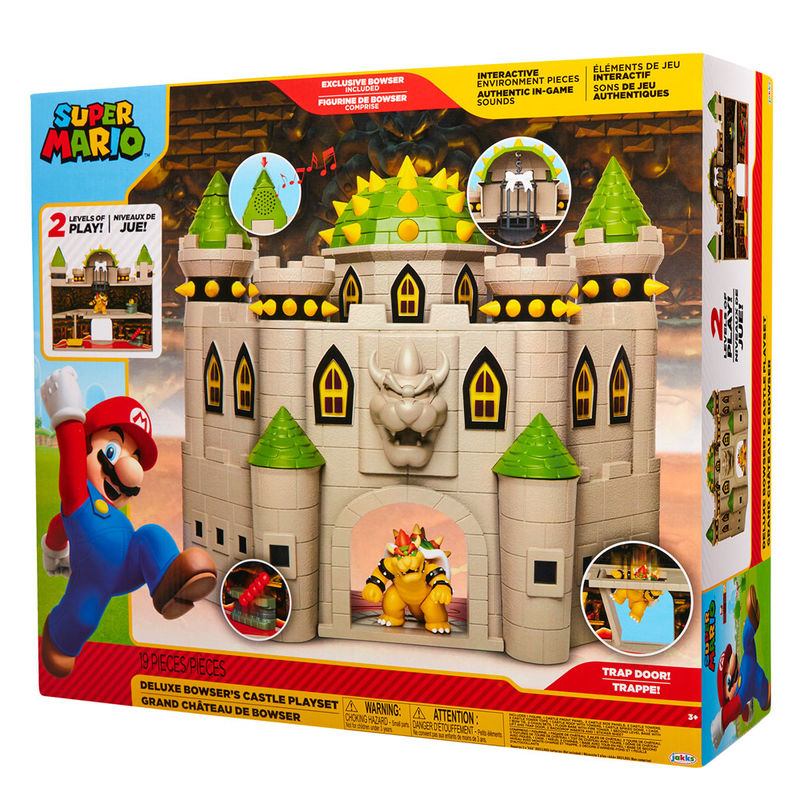 Jakks Pacific Playset Castillo Bowser deluxe Mario Bros (imagen 10 de 10)