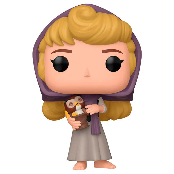 Disney La Bella Durmiente Figura POP Aurora con Búho Funko