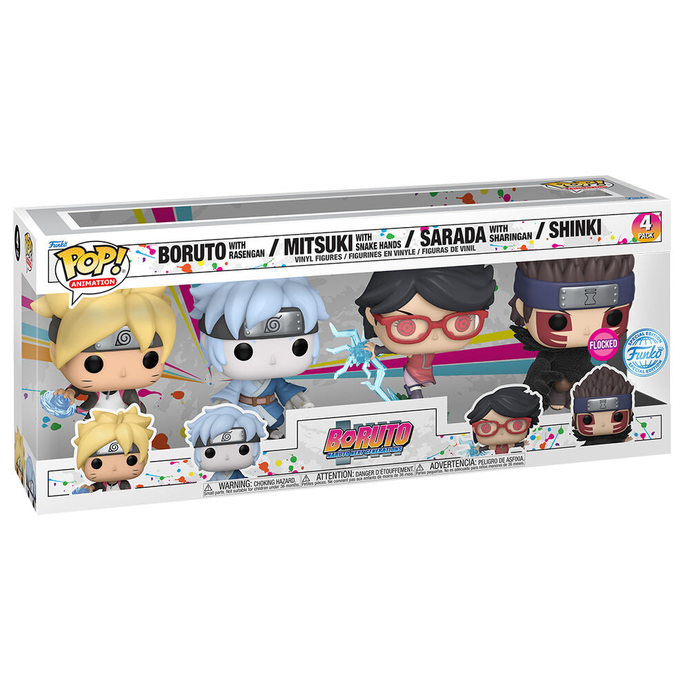 Funko Blister 4 figuras POP Boruto Exclusive