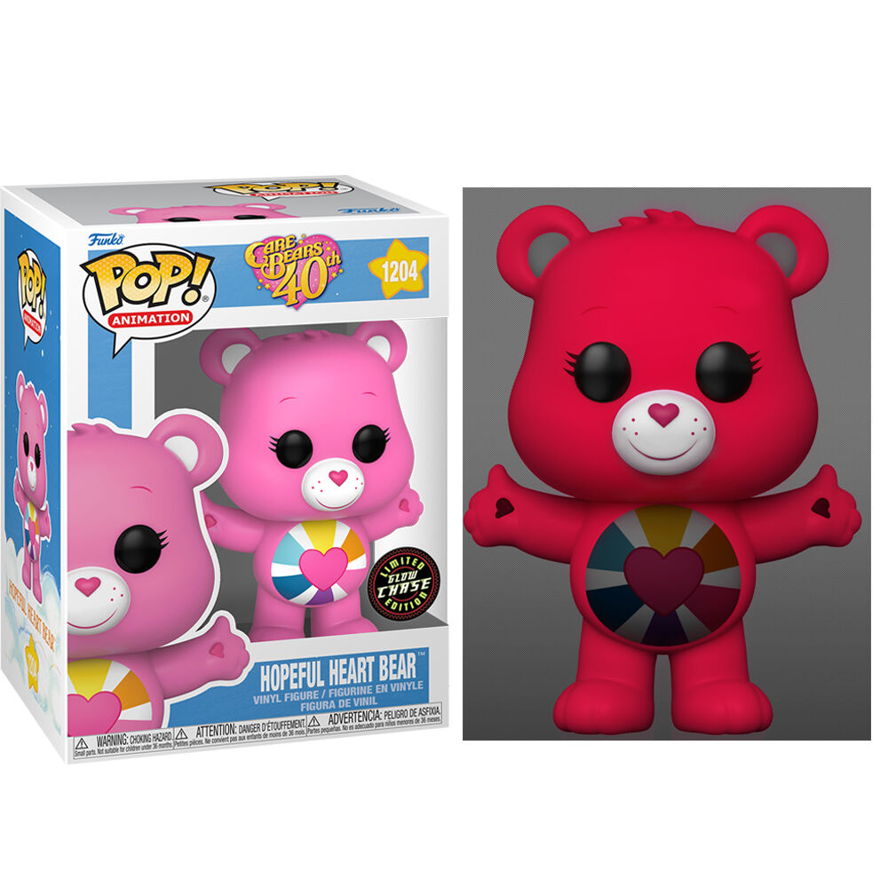 Funko Figura POP Care Bears 40th Anniversary Hopeful Heart Bear Chase (imagen 3 de 4)