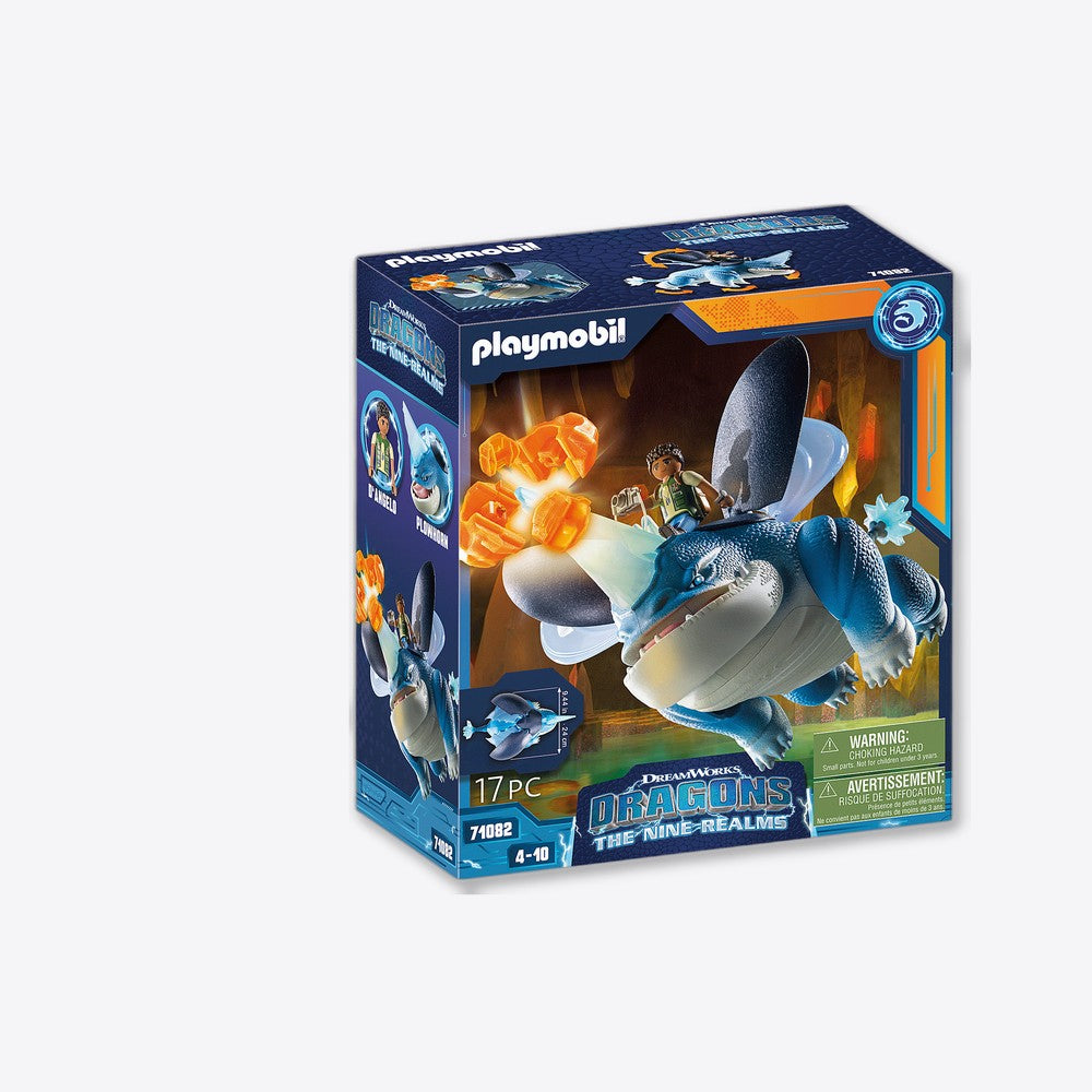 Playmobil dragones: nine realms: plowhorn & d'angelo (imagen 4 de 6)