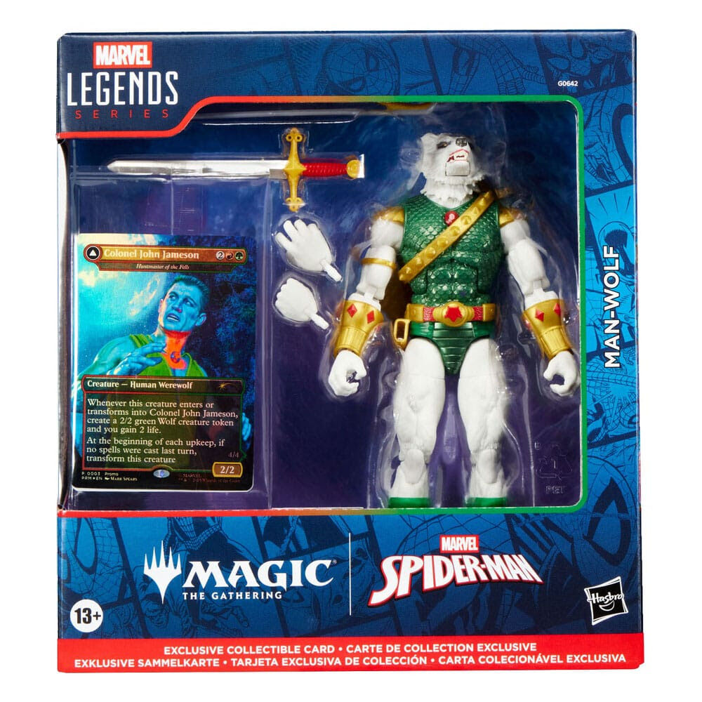 Hasbro Figura Man-Wolf Magic The Gathering Spider-Man Marvel 15cm (imagen 2 de 7)