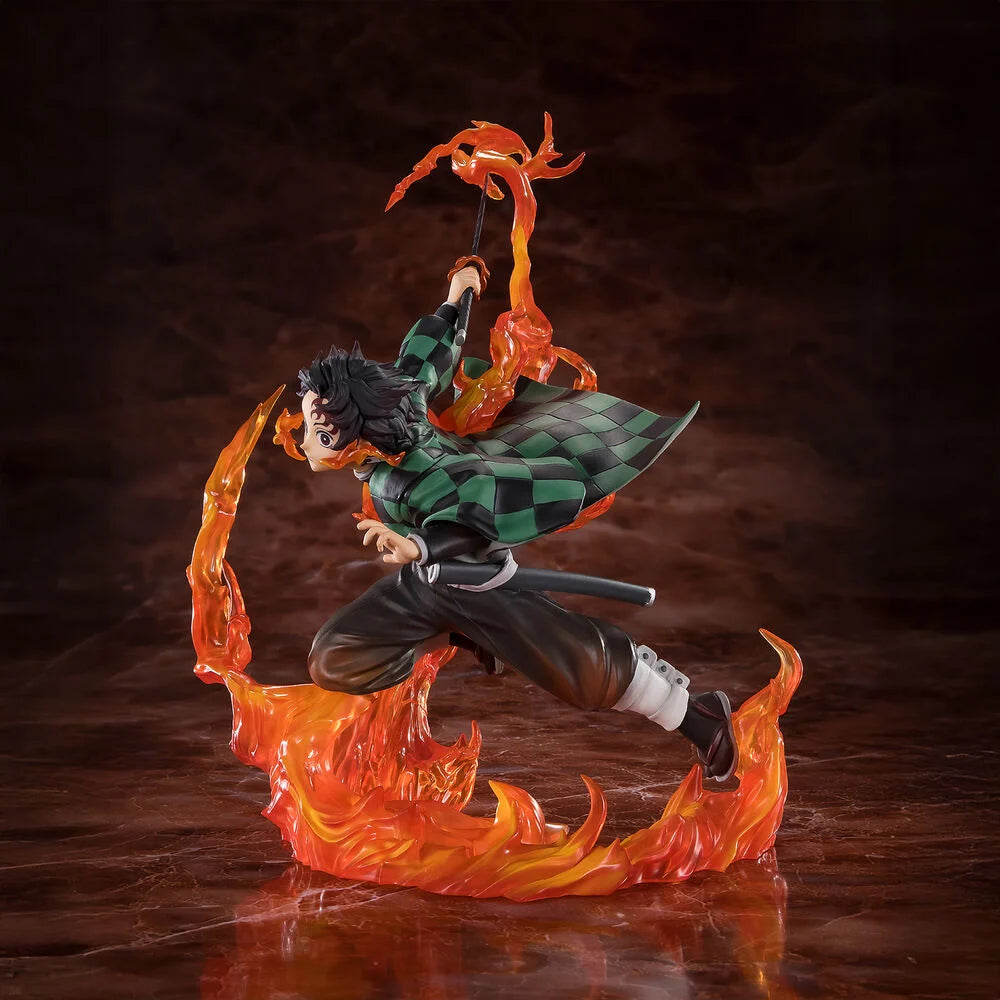 Tamashii Nations Figura Tanjiro Kamado Kyojuro Rengokus Sword Guard Demon Slayer Kimetsu no Yaiba 19,5cm (imagen 3 de 4)