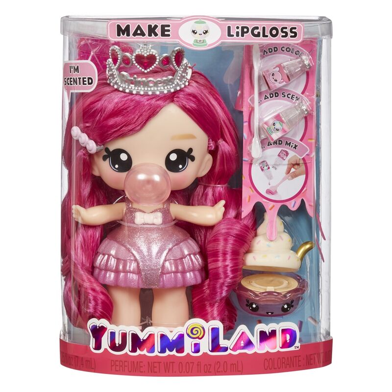 Mga Muñeca + brillo de labios Bianca Bubblegum Yummiland Surprise