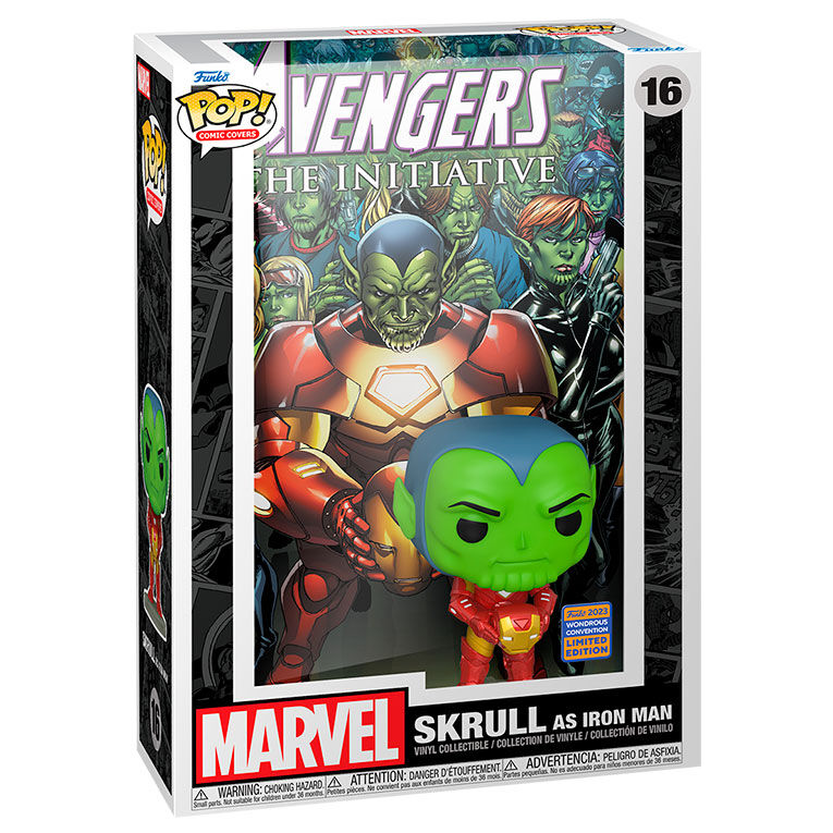 Funko Figura POP Album Marvel Los Vengadores Avengers Skrull as Iron Man Exclusive