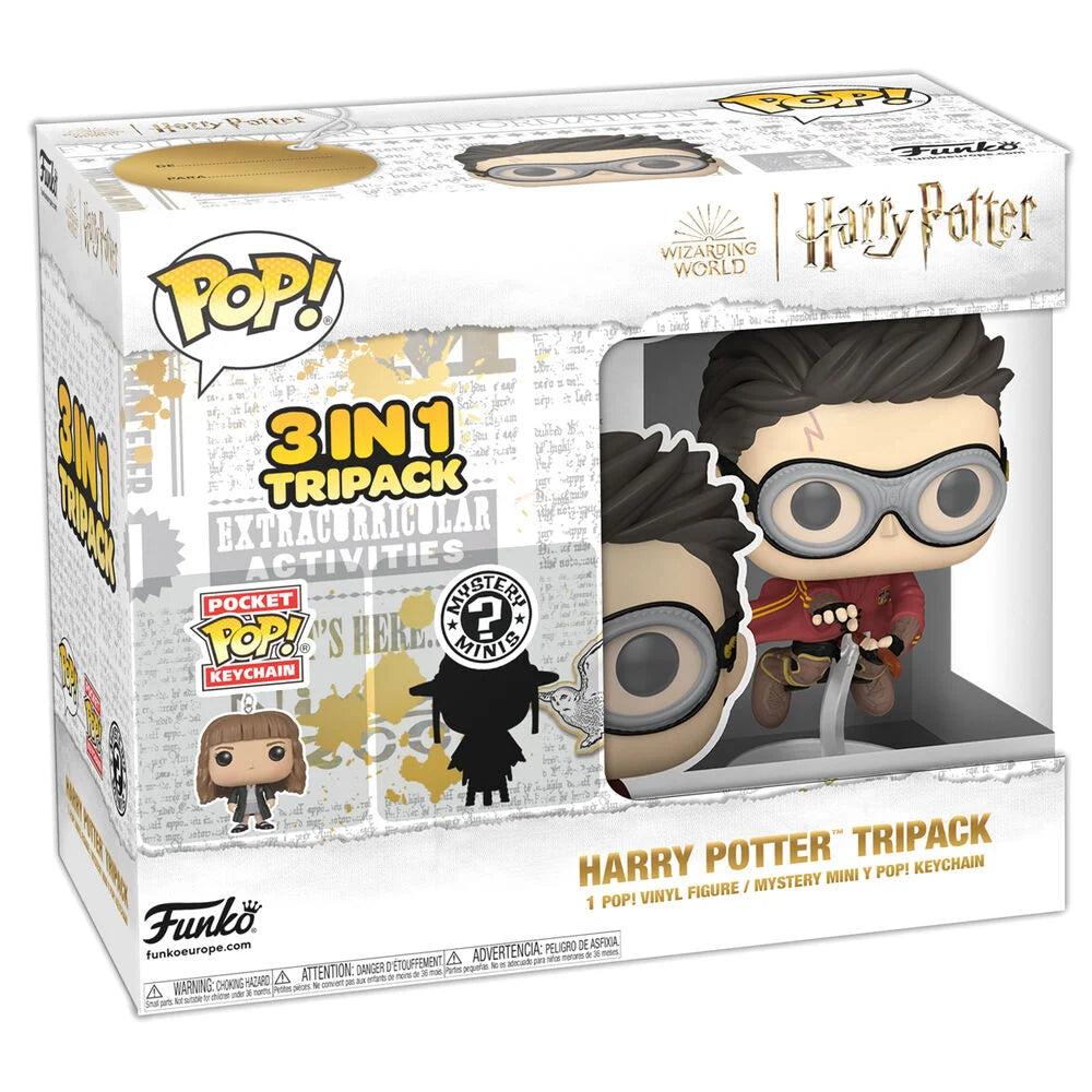 Harry Potter Tripack Funko POP + Mystery Mini + Llavero