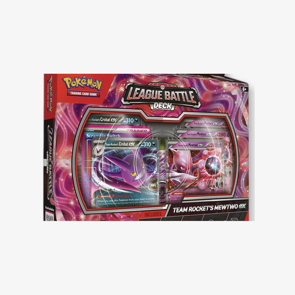 Pokemon Juego De Cartas Blister cartas League Battle Deck Team Rockets Mewtwo Ex Pokemon ingles (imagen 5 de 6)