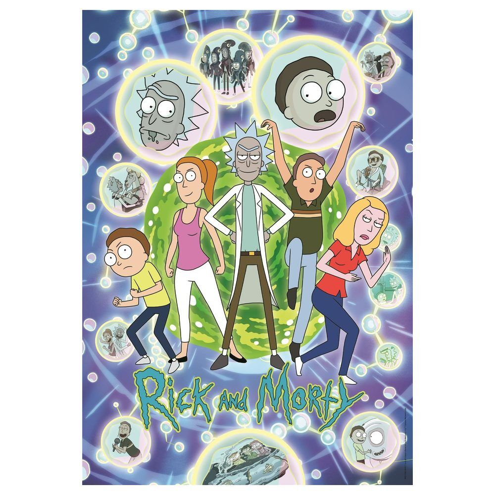 Rick and Morty Puzzle 1000 Piezas Serie TV