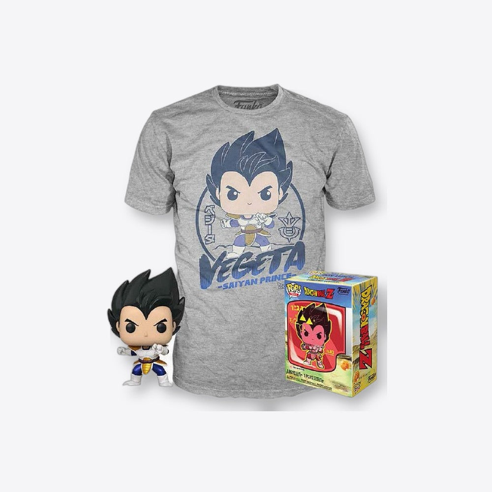 Funko Set figura POP & Tee Dragon Ball Z Vegeta (imagen 2 de 6)