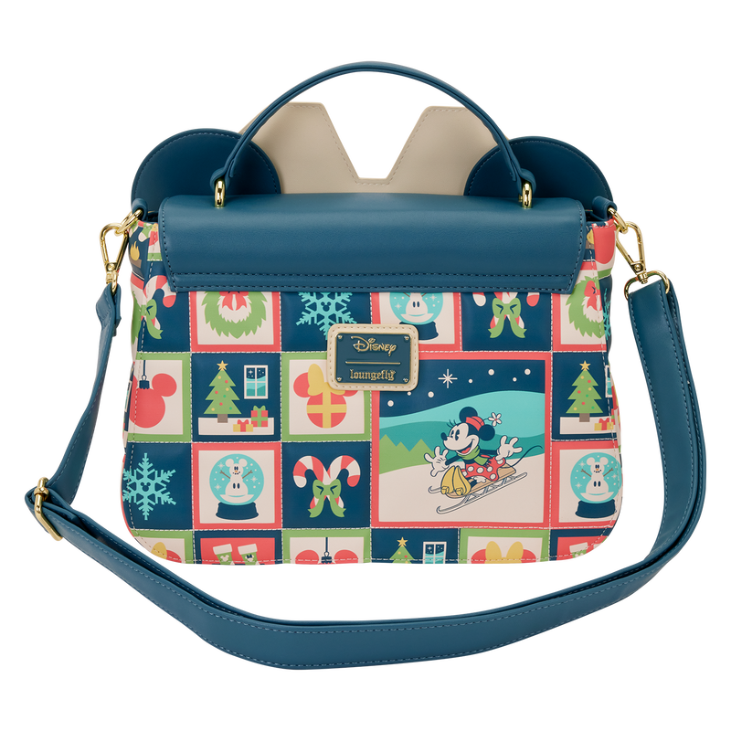 Bolso bandolera Mickey Holiday Disney Loungefly (imagen 3 de 5)