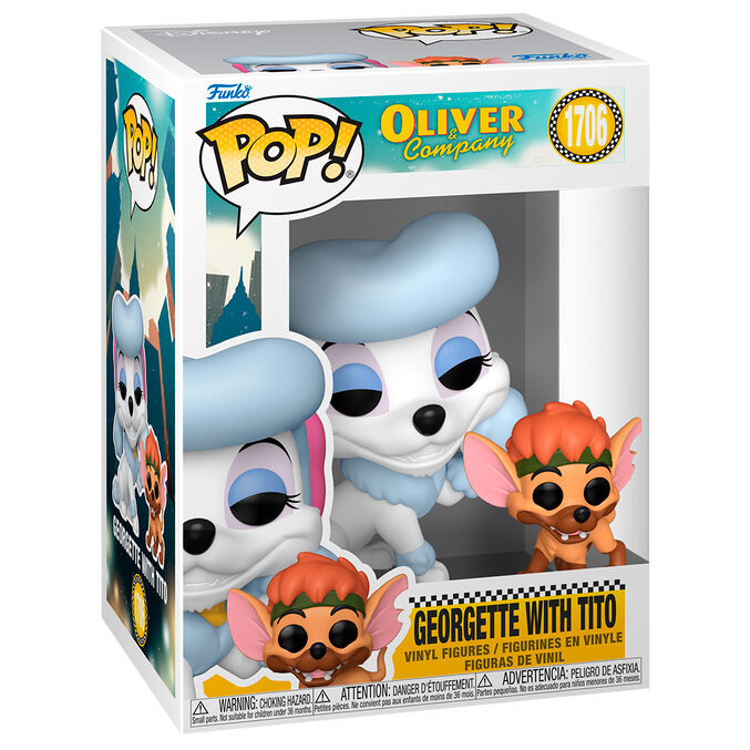 Funko POP Disney Oliver & Company Georgette con Tito Figura