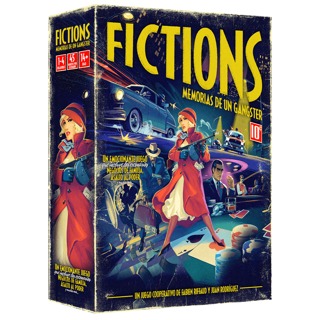 Asmodee Juego de mesa fictions: memorias de un gangster