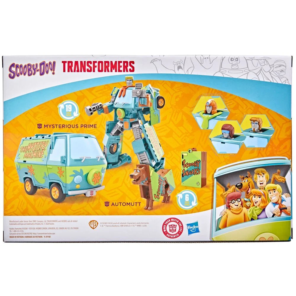 Hasbro Set Figuras Sooby Doo Transformers 15cm (imagen 5 de 9)
