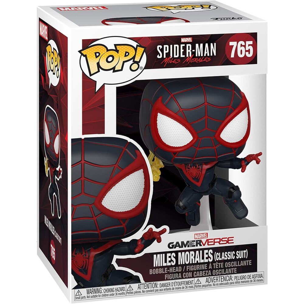 Spiderman Miles Morales Figura POP Classic Suit Funko