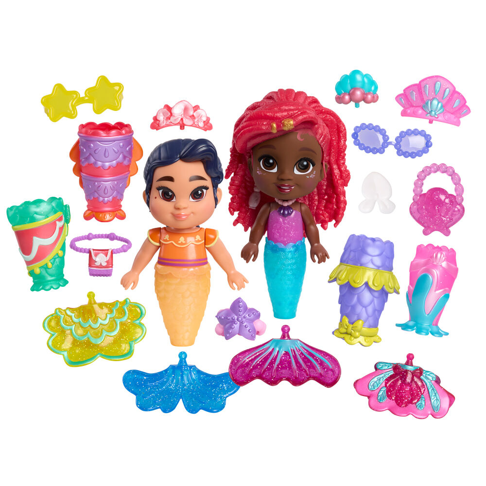 Just Play Muñeca Ariel + Lucia Ariel Disney 19cm (imagen 2 de 6)