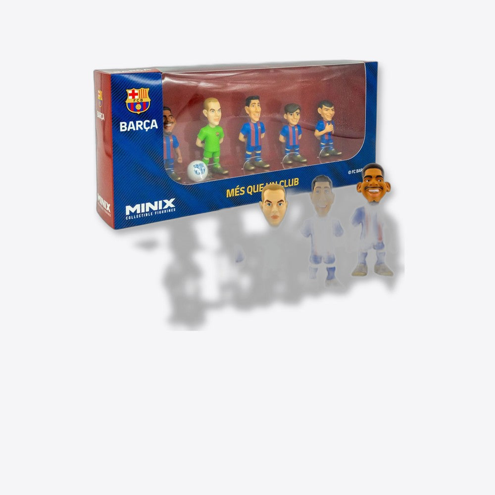 Desconocido Pack 5 figuras minix fc barcelona (imagen 6 de 6)