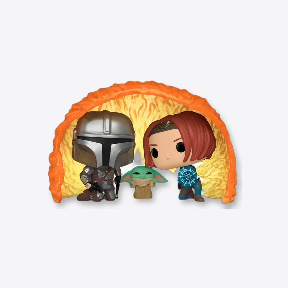 Funko Figura POP Moments Star Wars The Mandalorian Grogu Force Barrier (imagen 3 de 6)