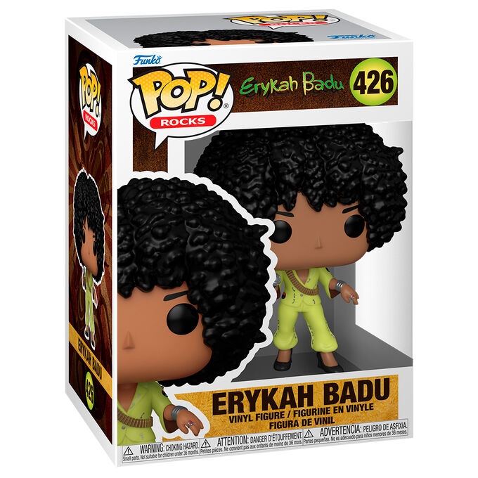 Rocks Erykah Badu Figura POP Música Funko Coleccionable