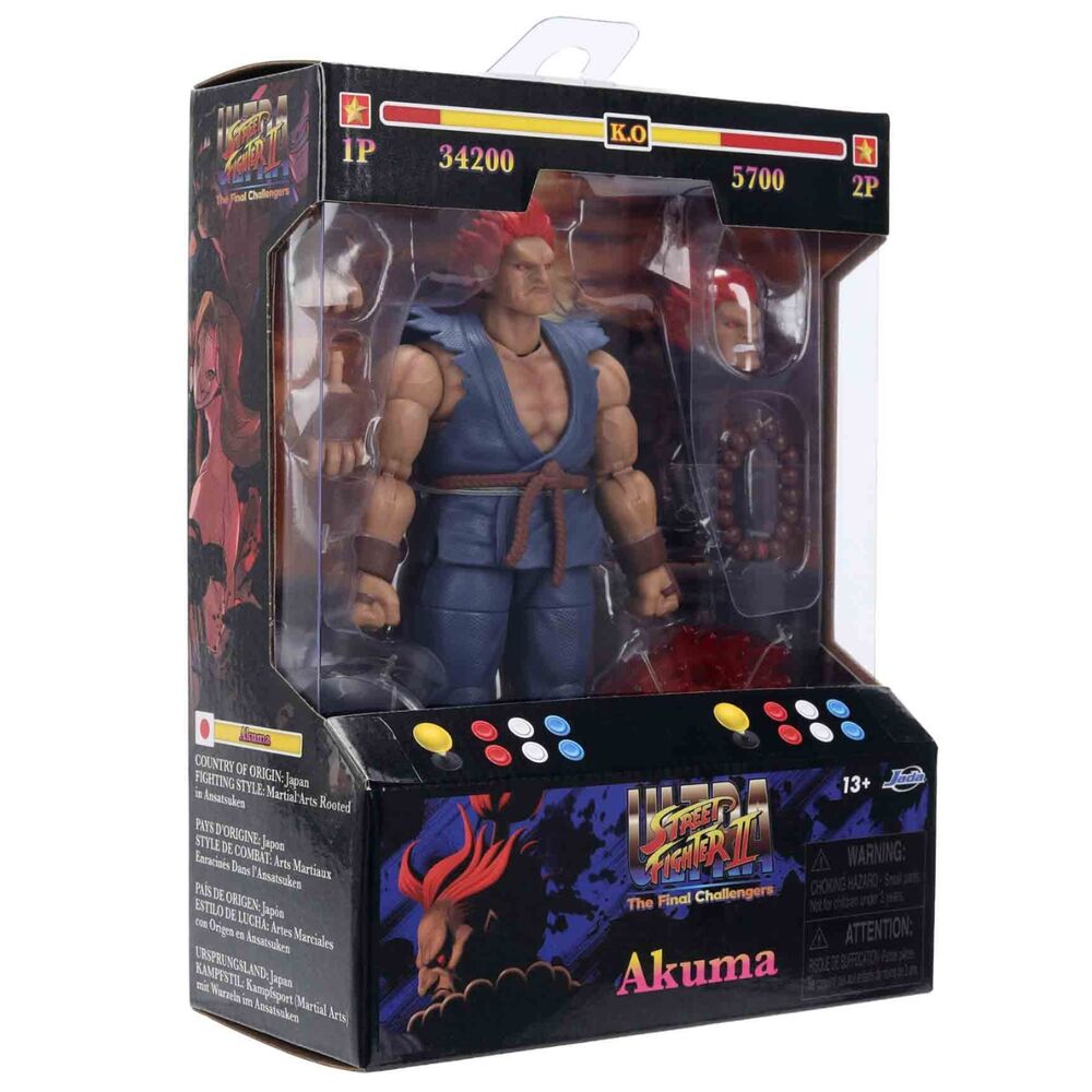 Jada Toys Figura Akuma Street Fighter II 17cm (imagen 2 de 10)
