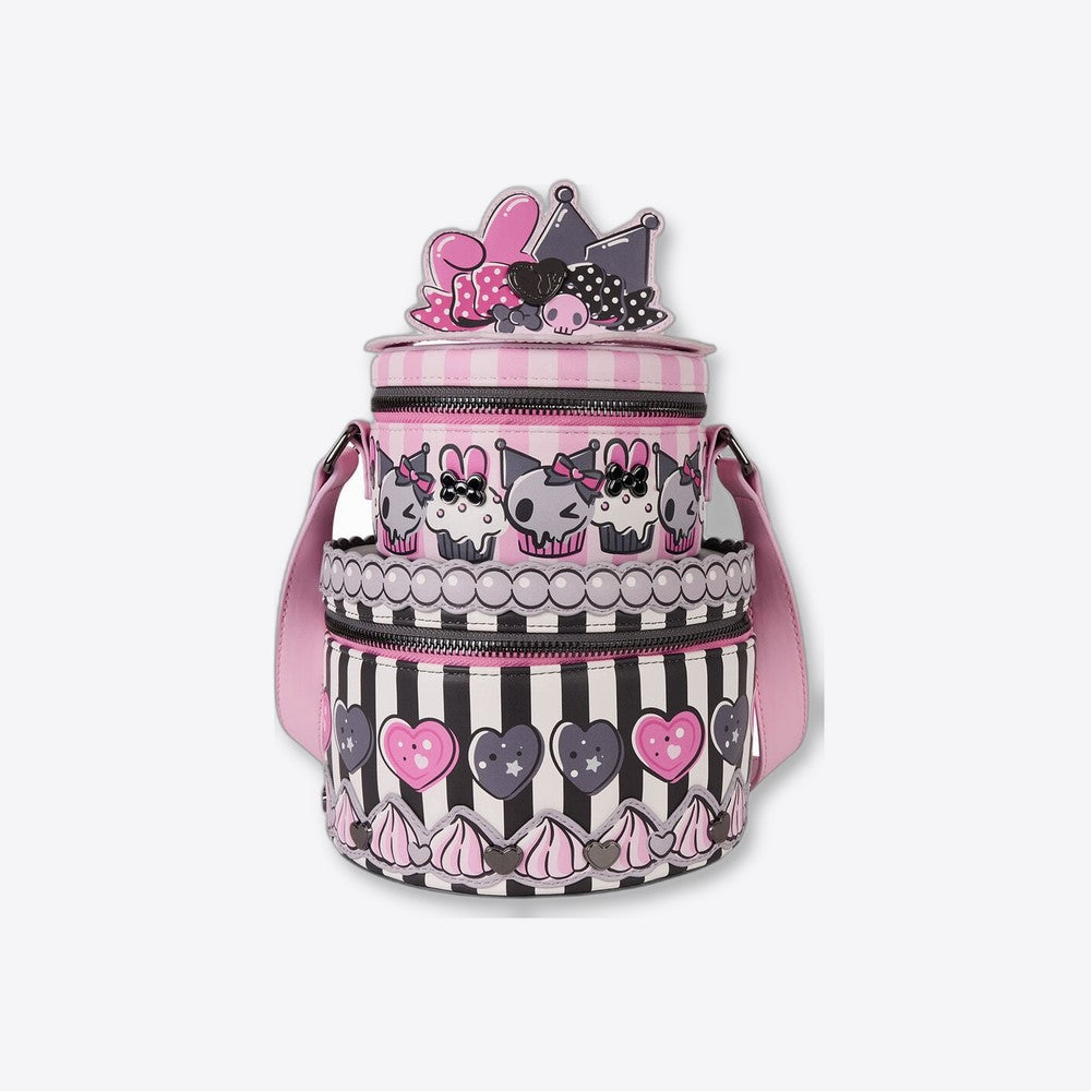 Bolso bandolera My Melody and Kuromi Sanrio Loungefly (imagen 5 de 6)